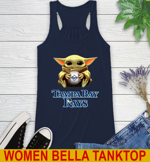 MLB Baseball Tampa Bay Rays Star Wars Baby Yoda Shirt 47