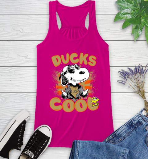 NHL Hockey Anaheim Ducks Cool Snoopy Shirt Racerback Tank 5