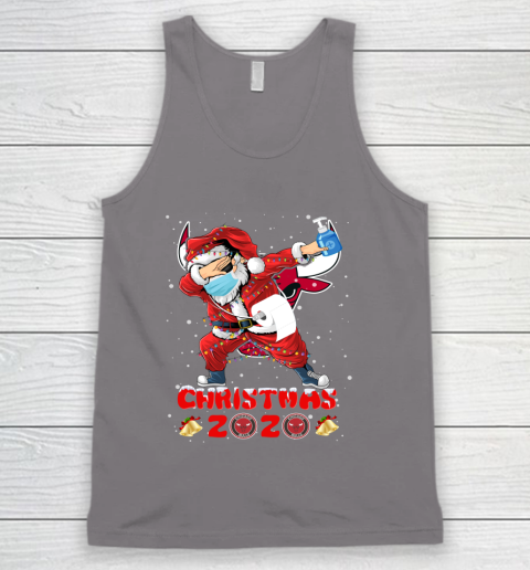 Chicago Bulls Funny Santa Claus Dabbing Christmas 2020 NBA Tank Top 6