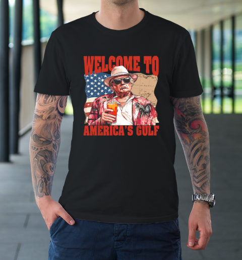 President Trump Welcome To America's Gulf Mexico T-Shirt