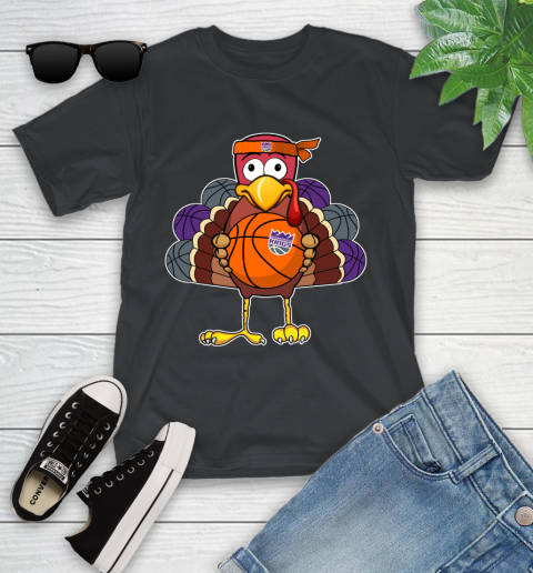 Sacramento Kings Turkey thanksgiving day Youth T-Shirt 2