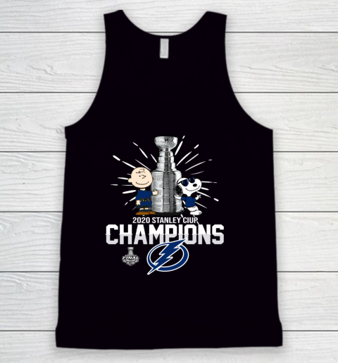 2020 Stanley Cup Champion Tampa Bay Lightning Snoopy Tank Top