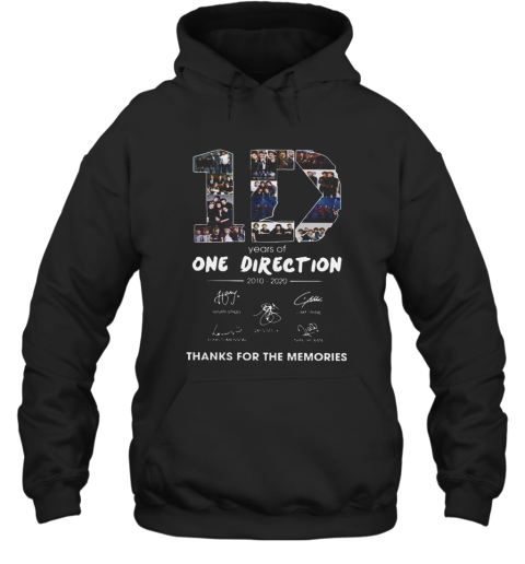 10 Years Of One Direction 2010 2020 Signatures Hoodie