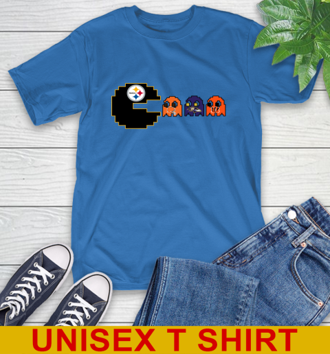 Pittsburgh Steelers NFL Football Pac Man Champion T-Shirt 9