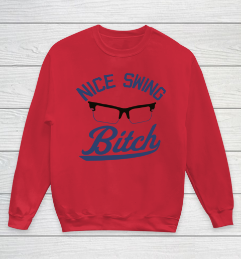 Nice Swing Bitch Youth Sweatshirt 4