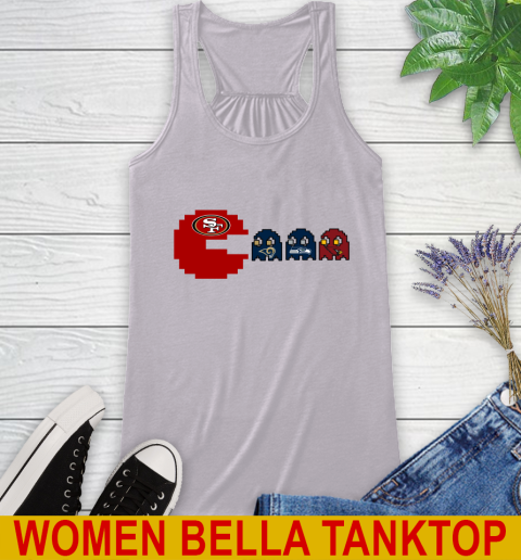 San Francisco 49ers NFL Football Pac Man Champion Racerback Tank 5