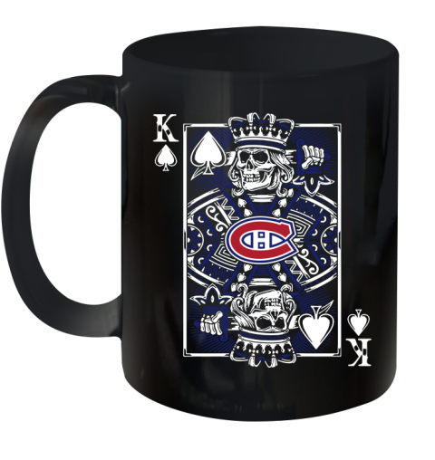 Montreal Canadiens NHL Hockey The King Of Spades Death Cards Shirt Ceramic Mug 11oz