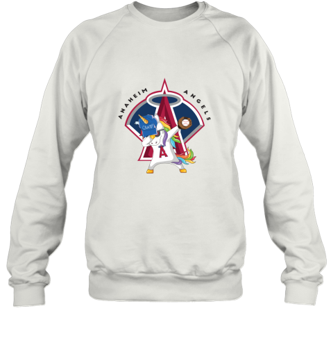 Hip Hop Dabbing Unicorn Flippin Love Los Angeles Angels Sweatshirt