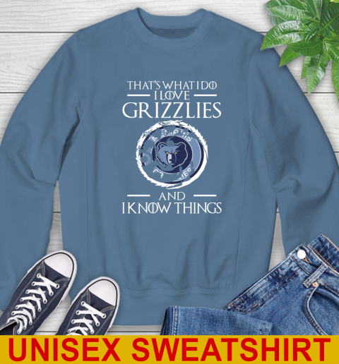 Memphis Grizzlies NBA Basketball That's What I Do I Love My Team And I Know Things Game Of Thrones 34
