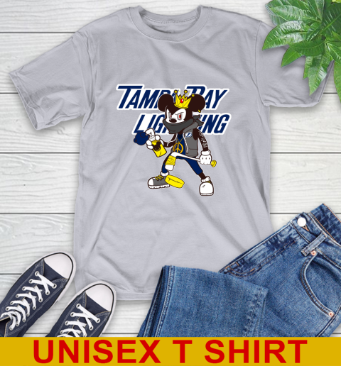 Tampa Bay Lightning NHL Hockey Mickey Peace Sign Sports T-Shirt 6