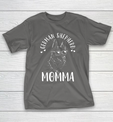 Dog Mom Shirt German Shepherd Momma Dog Mom Mama Gift T-Shirt 8