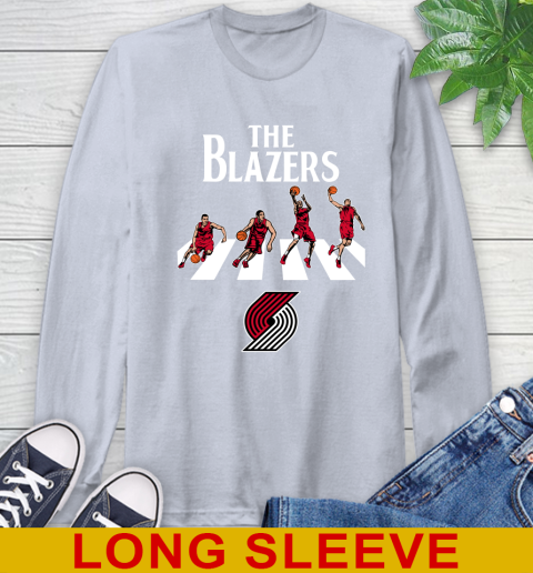 NBA Basketball Portland Trail Blazers The Beatles Rock Band Shirt Long Sleeve T-Shirt 6