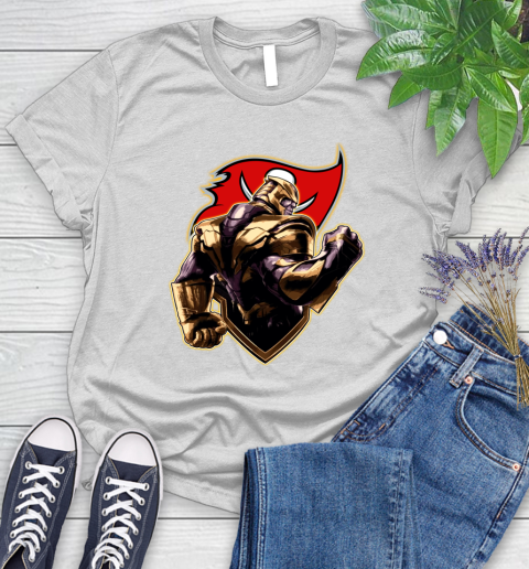 NFL Thanos Avengers Endgame Football Sports Tampa Bay Buccaneers Women's T-Shirt