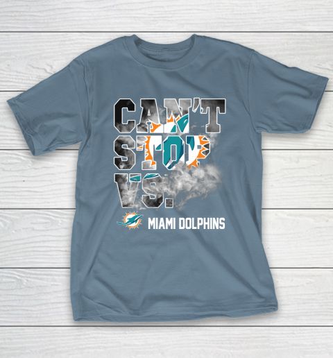NFL Miami Dolphins Can't Stop Vs T-Shirt 6