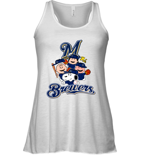 MLB Productions Youth Milwaukee Brewers Gray Cotton Sleeveless Tank