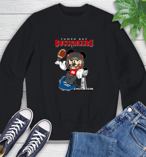 NFL Tampa Bay Buccaneers Mickey Mouse Disney Super Bowl Football T Shirt Sweatshirt 2