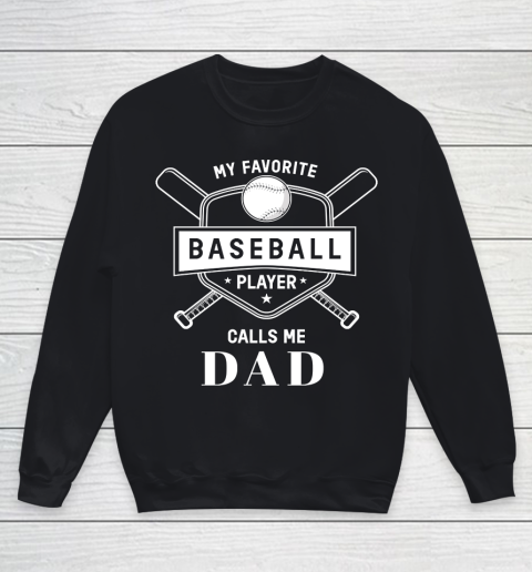 Father's Day Funny Gift Ideas Apparel  Baseball Son Dad Father T Shirt Youth Sweatshirt