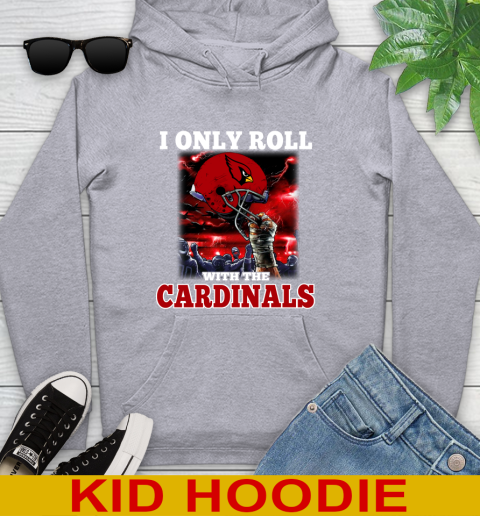 Arizona Cardinals NFL Football I Only Roll With My Team Sports Youth Hoodie 6