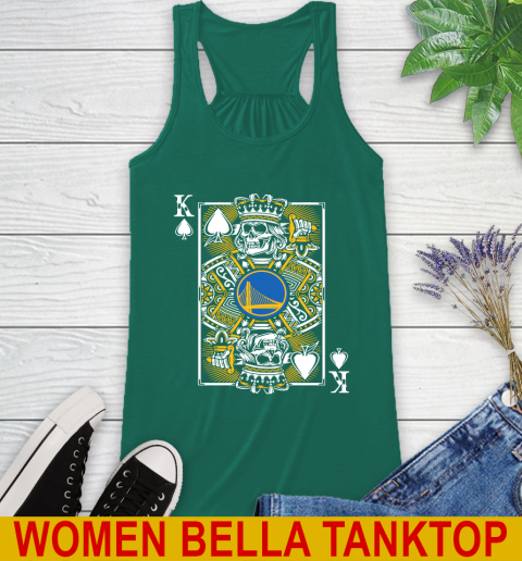 Golden State Warriors NBA Basketball The King Of Spades Death Cards Shirt Racerback Tank 5