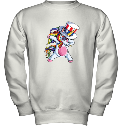 Day 4th Of July Dabbing Uncle Sam Gifts Youth Sweatshirt