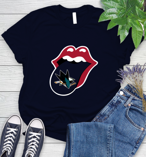 San Jose Sharks NHL Hockey Lips I Root For My Team Adoring Fan 93