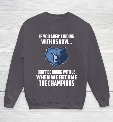 NBA Memphis Grizzlies Basketball We Become The Champions Youth Sweatshirt 5