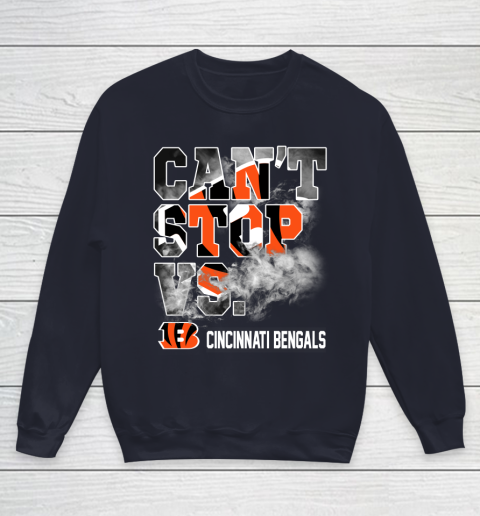 NFL Cincinnati Bengals Can't Stop Vs Youth Sweatshirt 2