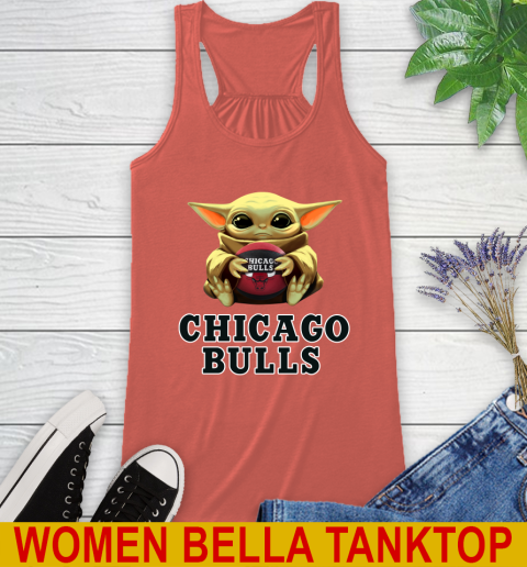 NBA Basketball Chicago Bulls Star Wars Baby Yoda Shirt 40