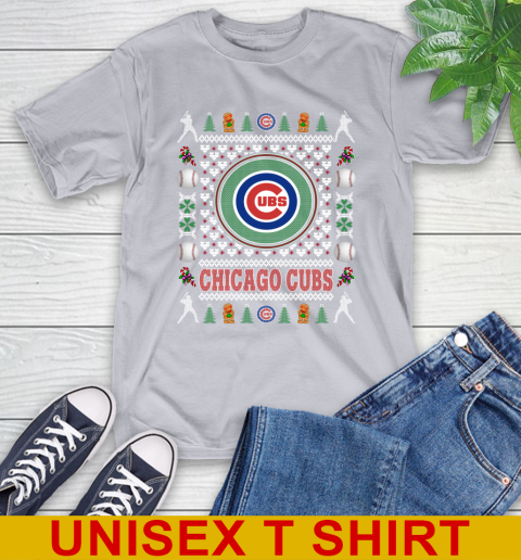 Chicago Cubs Merry Christmas MLB Baseball Loyal Fan T-Shirt 5