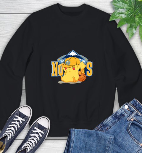 NBA Pikachu Basketball Sports Denver Nuggets Sweatshirt 2