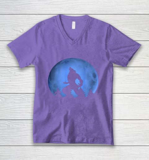 Werewolf Blue Moon wolf full moon on Halloween costume 2020 V-Neck T-Shirt 8