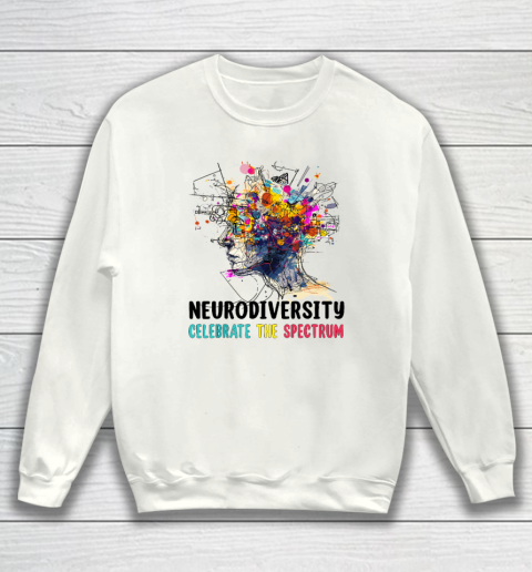 Neurodiversity Brain Autism Awareness ASD ADHD Sweatshirt