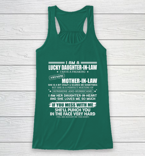 Lucky Daughter In Law Have A Freaking Awesome Mother In Law Racerback Tank 5