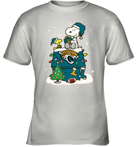 A Happy Christmas With Jacksonville Jaguars Snoopy Youth T-Shirt