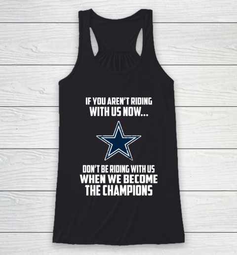 NFL Dallas Cowboys Football We Become The Champions Racerback Tank