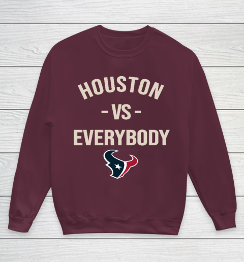 Houston Texans Vs Everybody Youth Sweatshirt 4