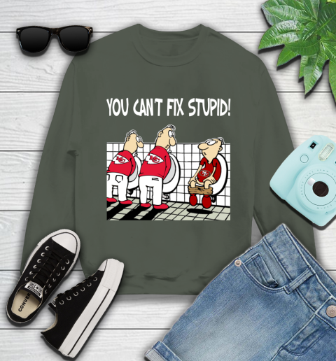 You Can't Fix Stupid Funny Kansas City Chiefs NFL Shirts 112