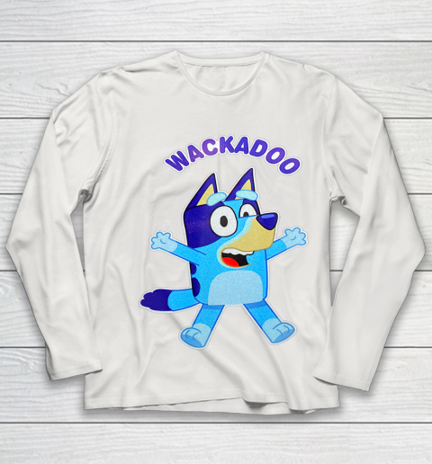 Wackadoo Blueys Love Fathers Day Gift Youth Long Sleeve 8