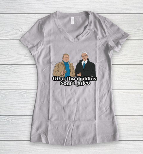 Give The Daddies Some Juice Women's V-Neck T-Shirt