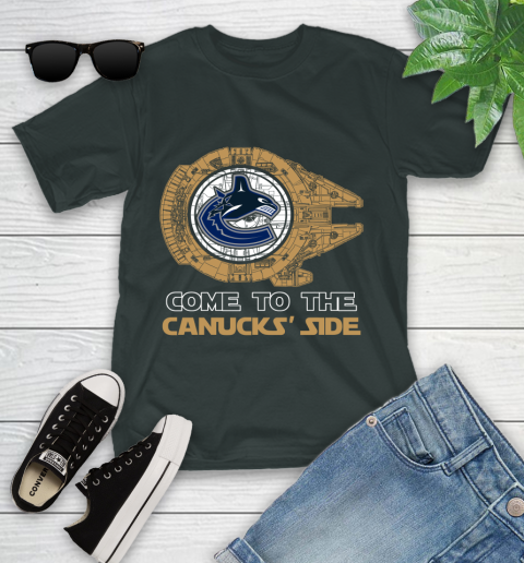 NHL Come To The Vancouver Canucks Wars Hockey Sports Youth T-Shirt 6
