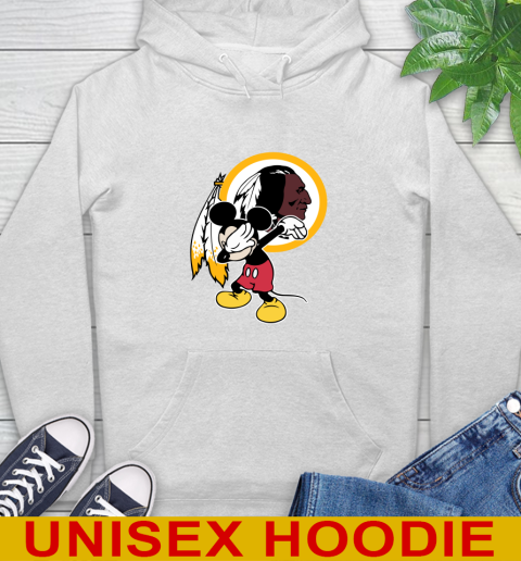 Washington Redskins NFL Football Dabbing Mickey Disney Sports Hoodie