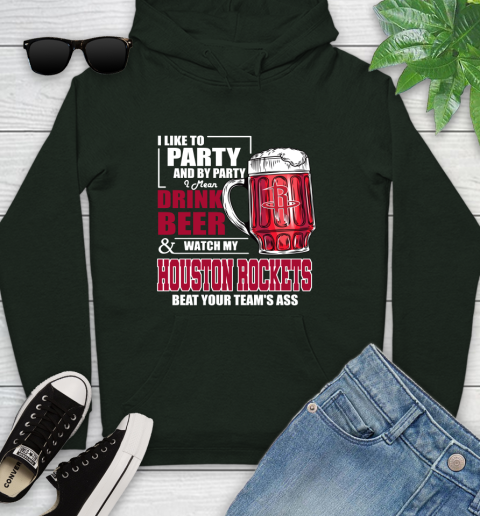 NBA Drink Beer and Watch My Houston Rockets Beat Your Team's Ass Basketball Youth Hoodie 14