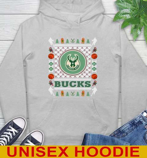 Milwaukee Bucks Merry Christmas NBA Basketball Loyal Fan Hoodie 6