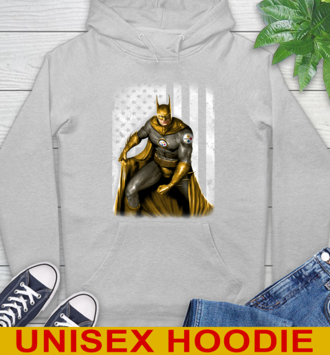 Pittsburgh Steelers NFL Football Batman DC American Flag Shirt Hoodie 6