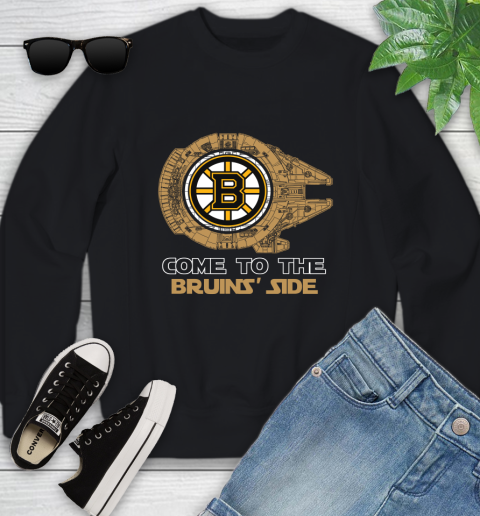 NHL Come To The Boston Bruins Wars Hockey Sports Youth Sweatshirt