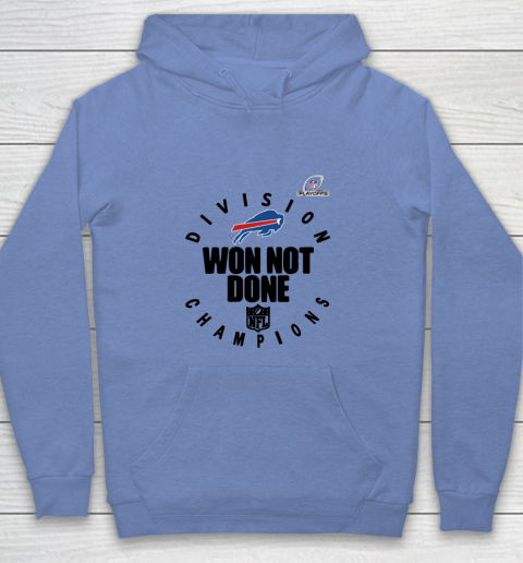 Buffalo Bills East Champions 2020 NFL Playoffs Division Won Not Done Youth Hoodie 7