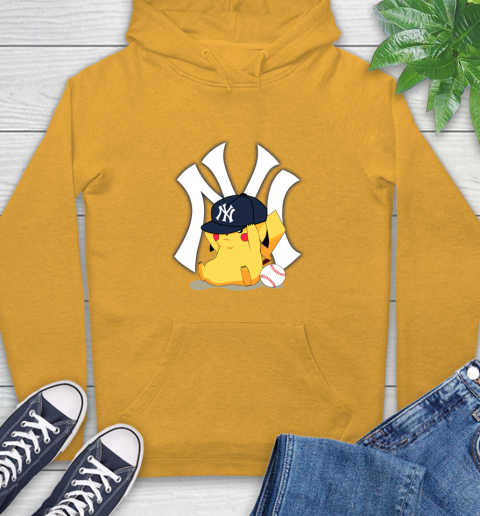 MLB Pikachu Baseball Sports New York Yankees Hoodie