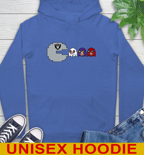 Oakland Raiders NFL Football Pac Man Champion Hoodie 10 Oakland Raiders NFL Football Pac Man Champion Hoodie - Image 10