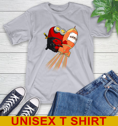 MLB Baseball San Francisco Giants Deadpool Minion Marvel Shirt T-Shirt 5