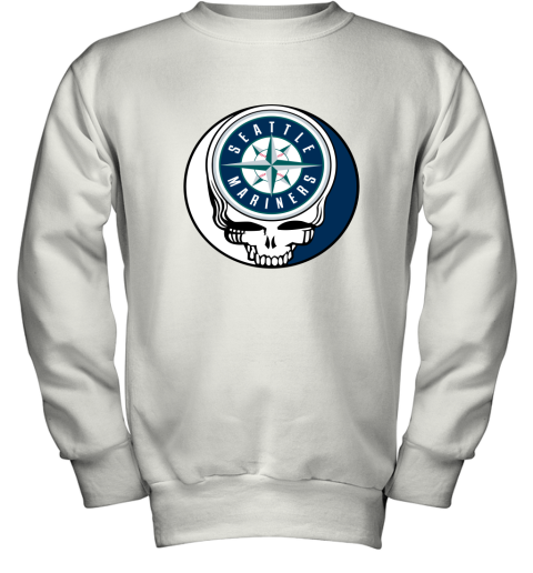 Seattle Mariners The Grateful Dead Baseball MLB Mashup Youth Sweatshirt